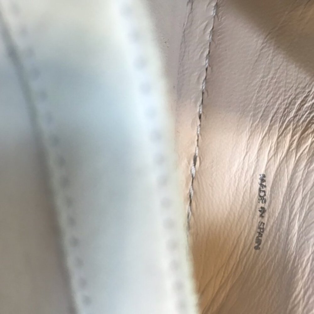 Stuart Weitzman Pearl Embellished Leather SlipOn Platform Sneakers Shoe Slides 7 - Picture 10 of 16